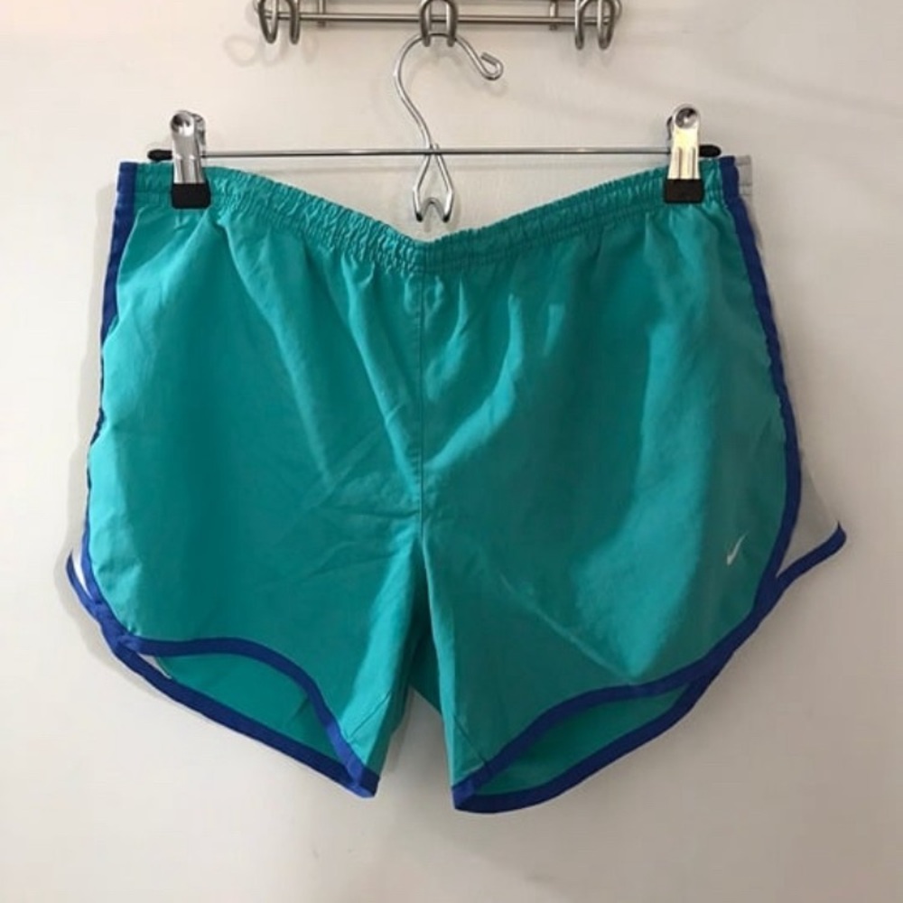 Green Nike Dri-Fit Running Shorts with built in underwear